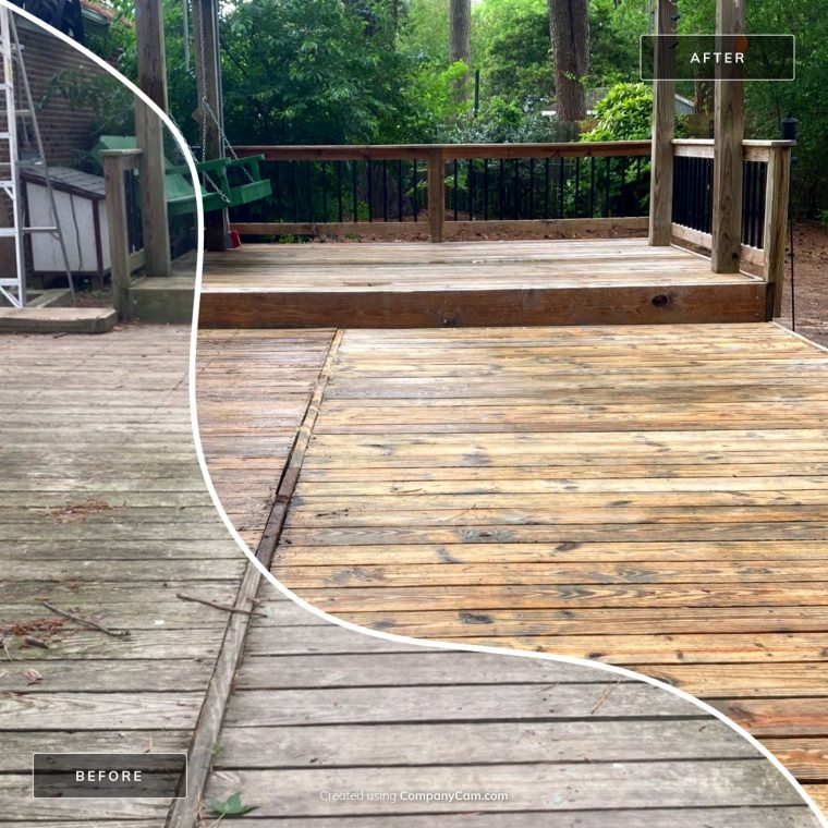 deck cleaning in Gloucester VA